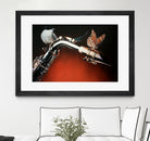 Flying Sax by João Bello on GIANT ART - red mixed media