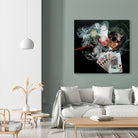 Game Over by João Bello on GIANT ART - black mixed media