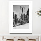 Chairlift to the Top by Alex Tonetti on GIANT ART - gray photo illustration