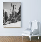 Chairlift to the Top by Alex Tonetti on GIANT ART - gray photo illustration