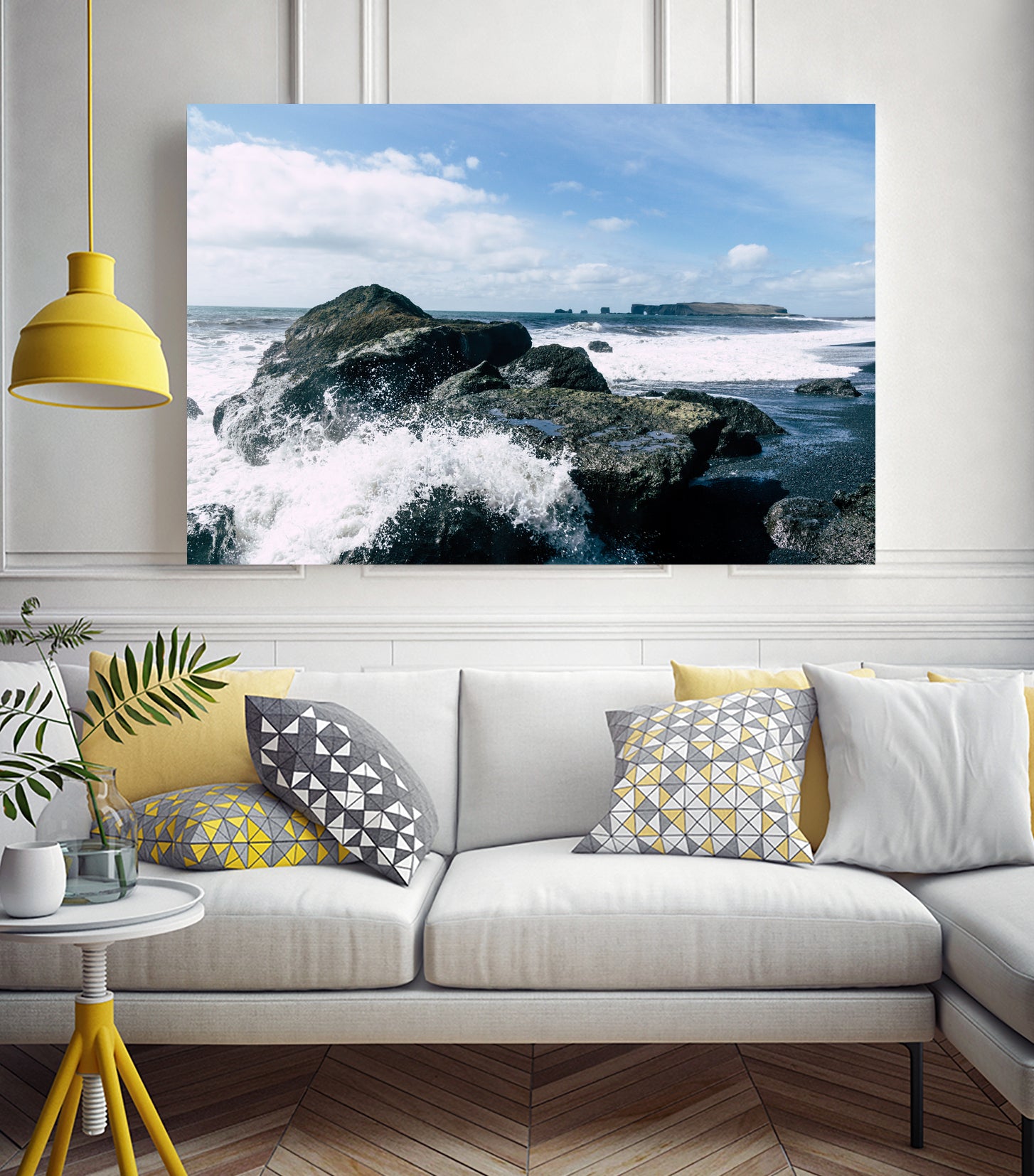 Crash Into Me by Alex Tonetti on GIANT ART - blue photo illustration