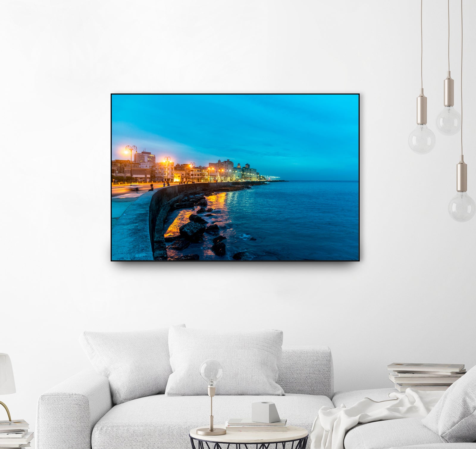 La Vida Nocturna by Alex Tonetti on GIANT ART - blue photo illustration