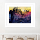 Cloud Faces by Abdennacer Jamal on GIANT ART - fuchsia photo manipulation