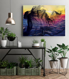 Cloud Faces by Abdennacer Jamal on GIANT ART - fuchsia photo manipulation