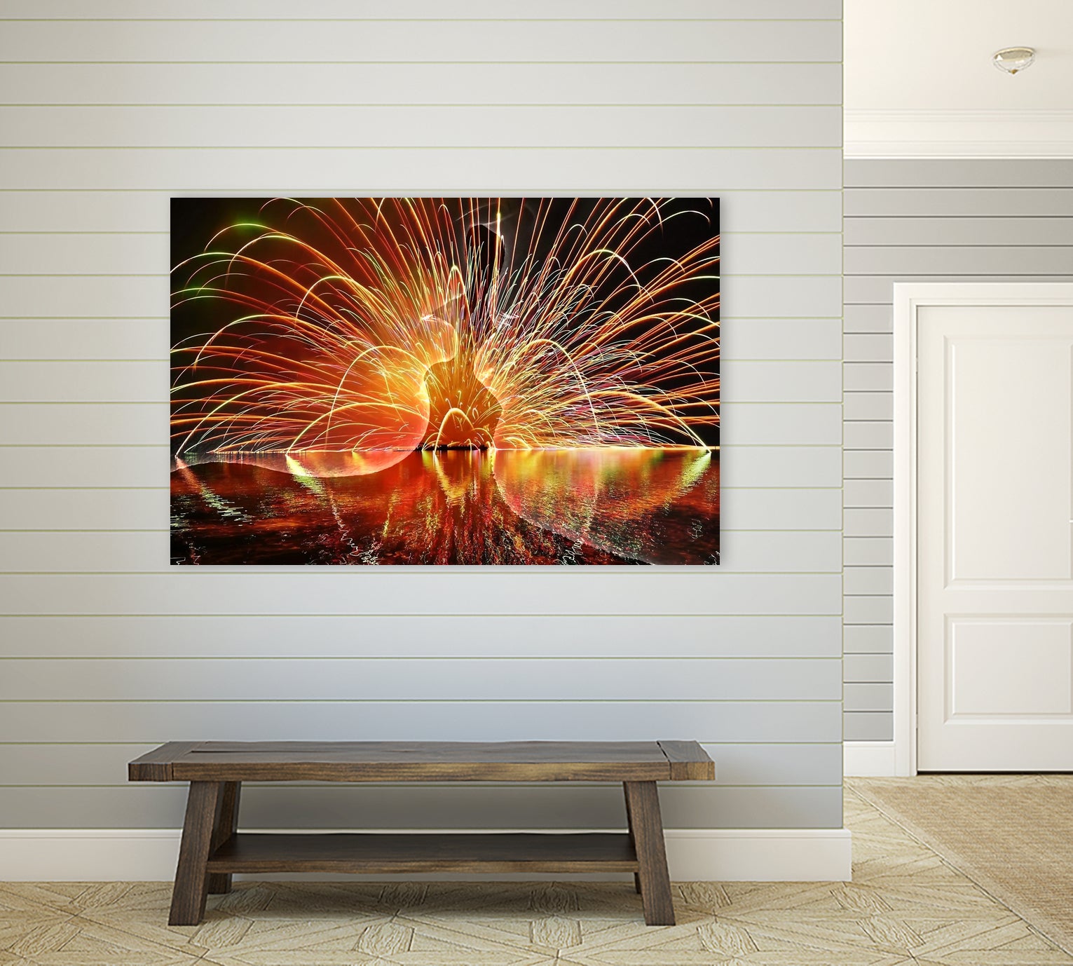 The Kiss by Abdennacer Jamal on GIANT ART - yellow photo manipulation