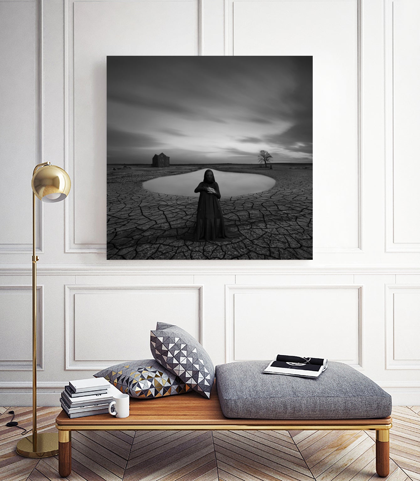 I need some space by Dariusz Klimczak on GIANT ART - brown photo illustration