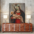 Madonna Face by José Luis Guerrero on GIANT ART - orange photo manipulation