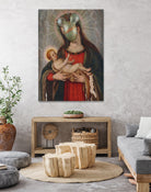 Madonna Face by José Luis Guerrero on GIANT ART - orange photo manipulation