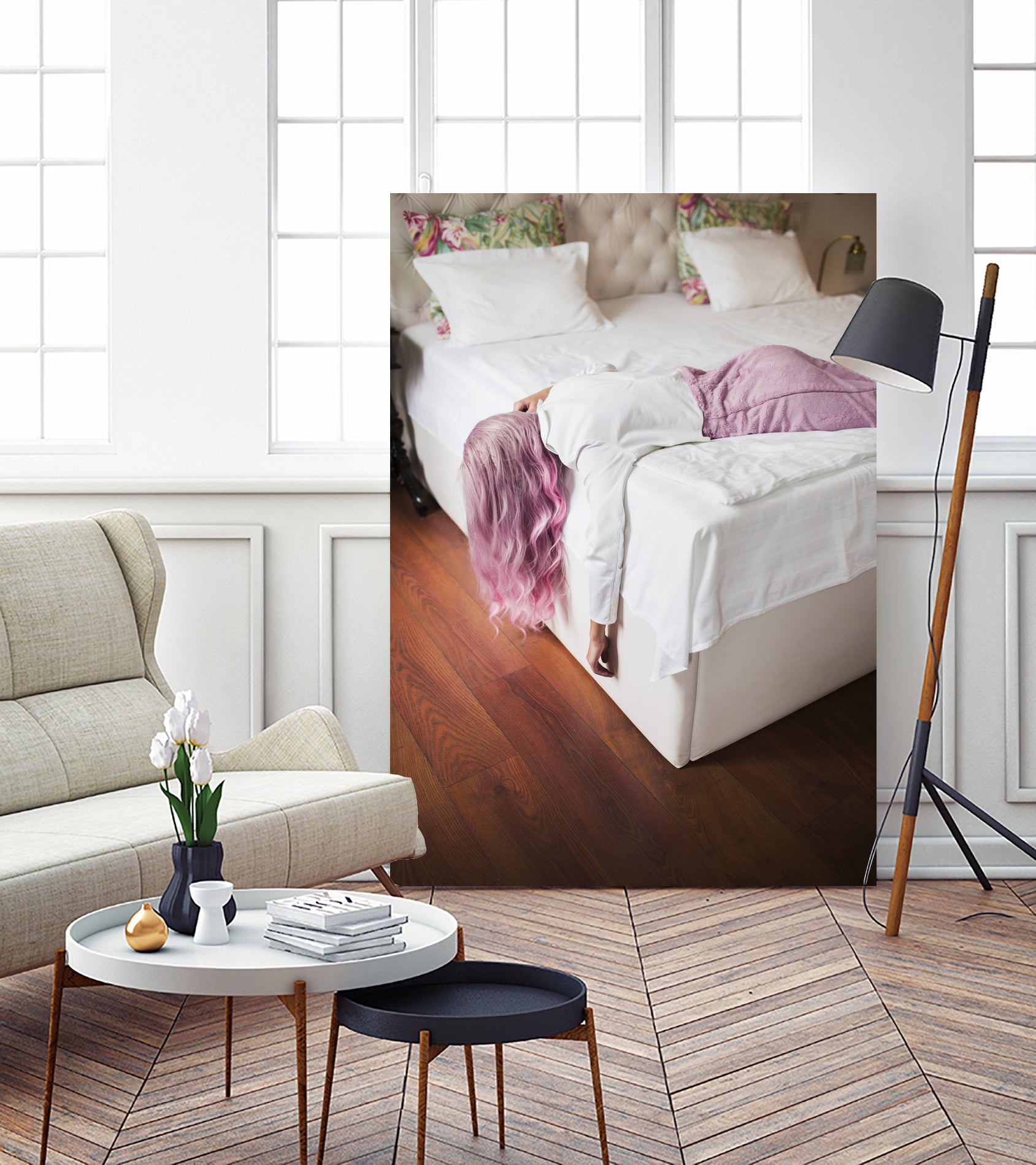 Hide by Jovana Rikalo on GIANT ART - pink photo manipulation