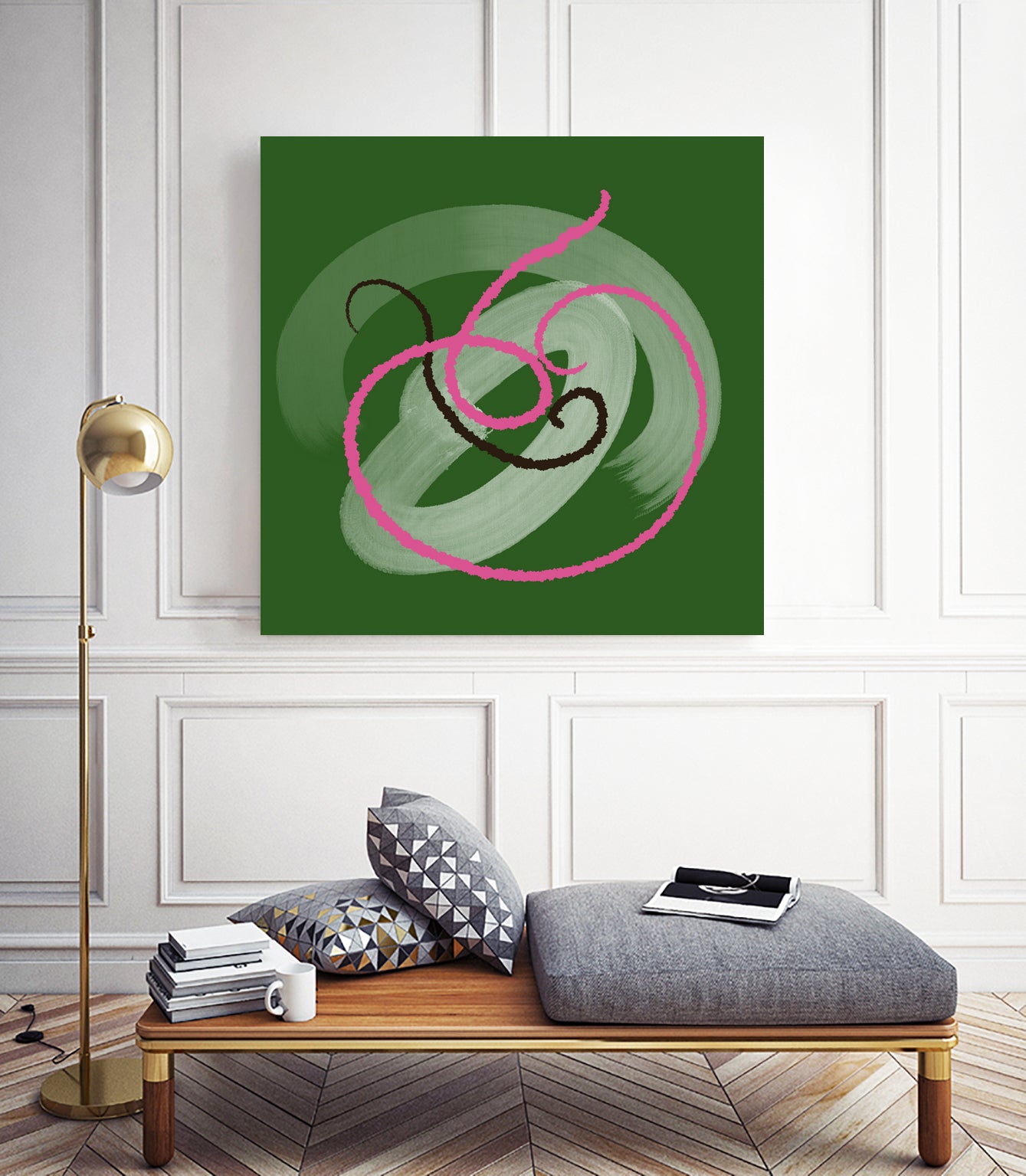 Helene_ by Paul Smith on GIANT ART - green digital painting