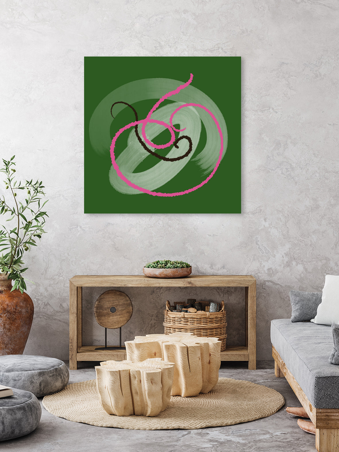 Helene_ by Paul Smith on GIANT ART - green digital painting