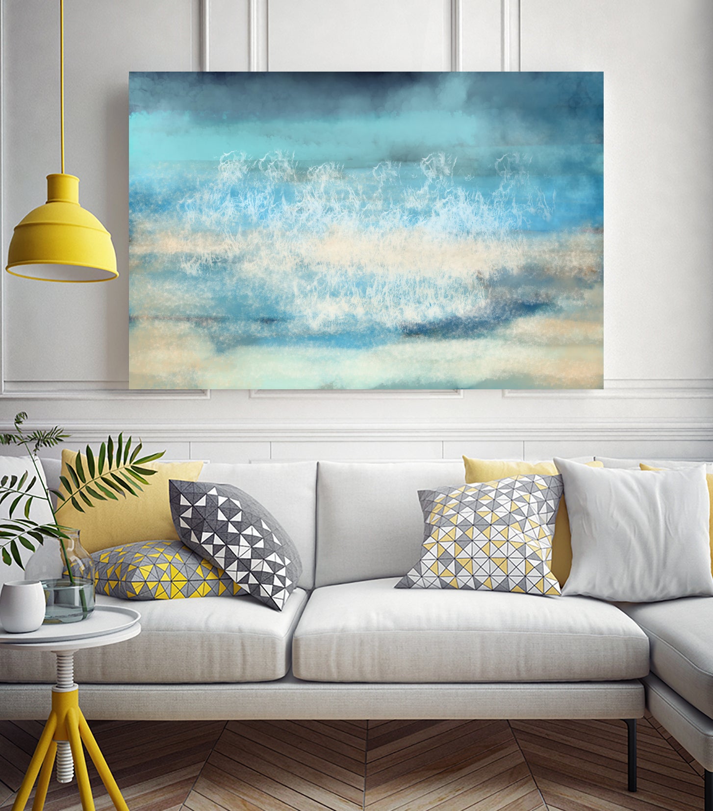 Nordic Sea Bliss by Jacob von Sternberg on GIANT ART - blue digital painting