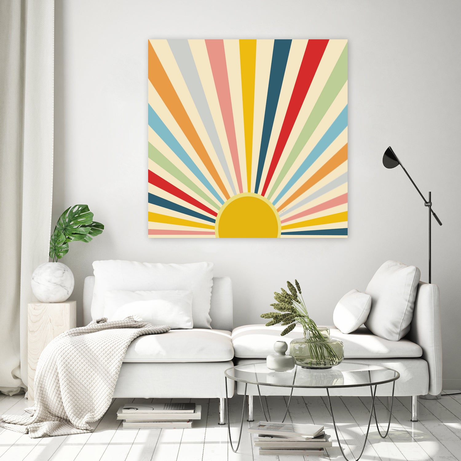 Sun Shines Inside you by Chrysafia Vogiatzi on GIANT ART - yellow digital painting