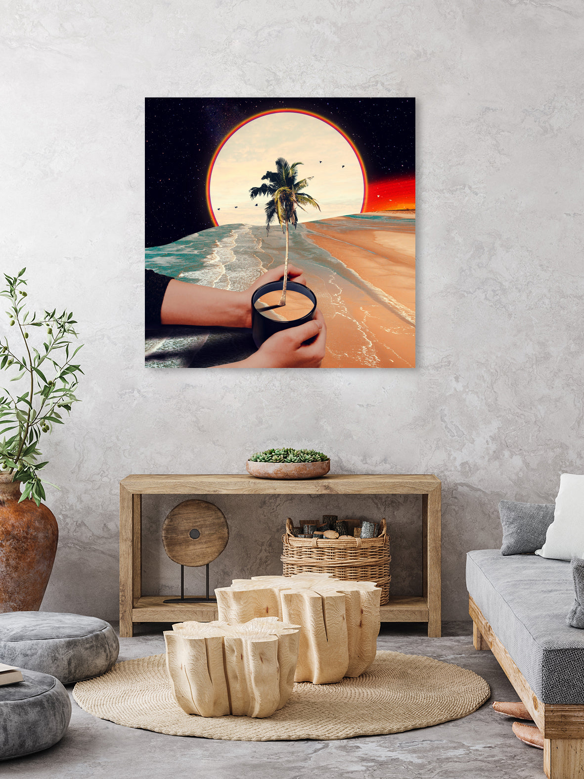 A Cup of Sunshine by Francis Mi Oza on GIANT ART - black photo manipulation