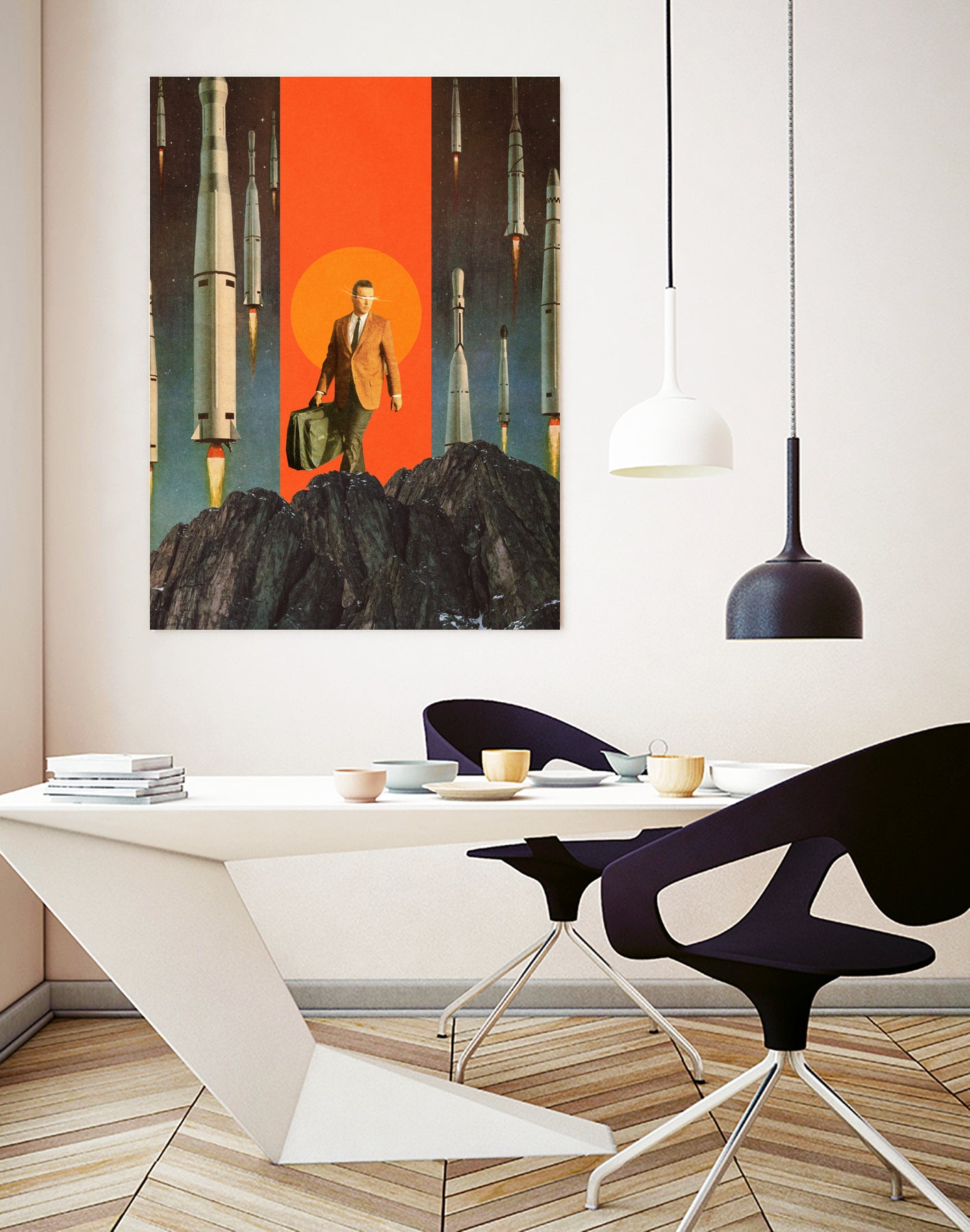 The Departure by Frank Moth on GIANT ART - red photo manipulation