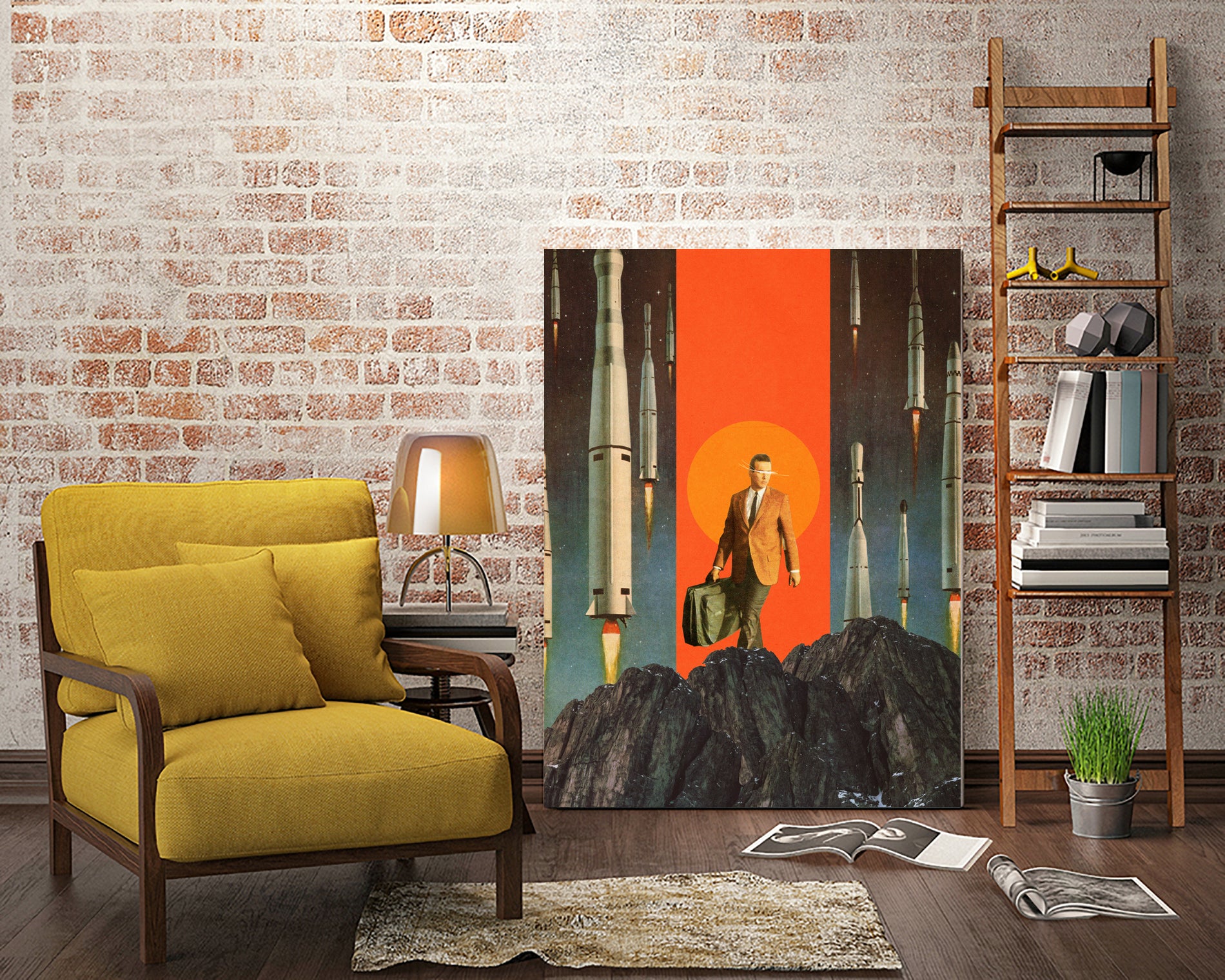 The Departure by Frank Moth on GIANT ART - red photo manipulation