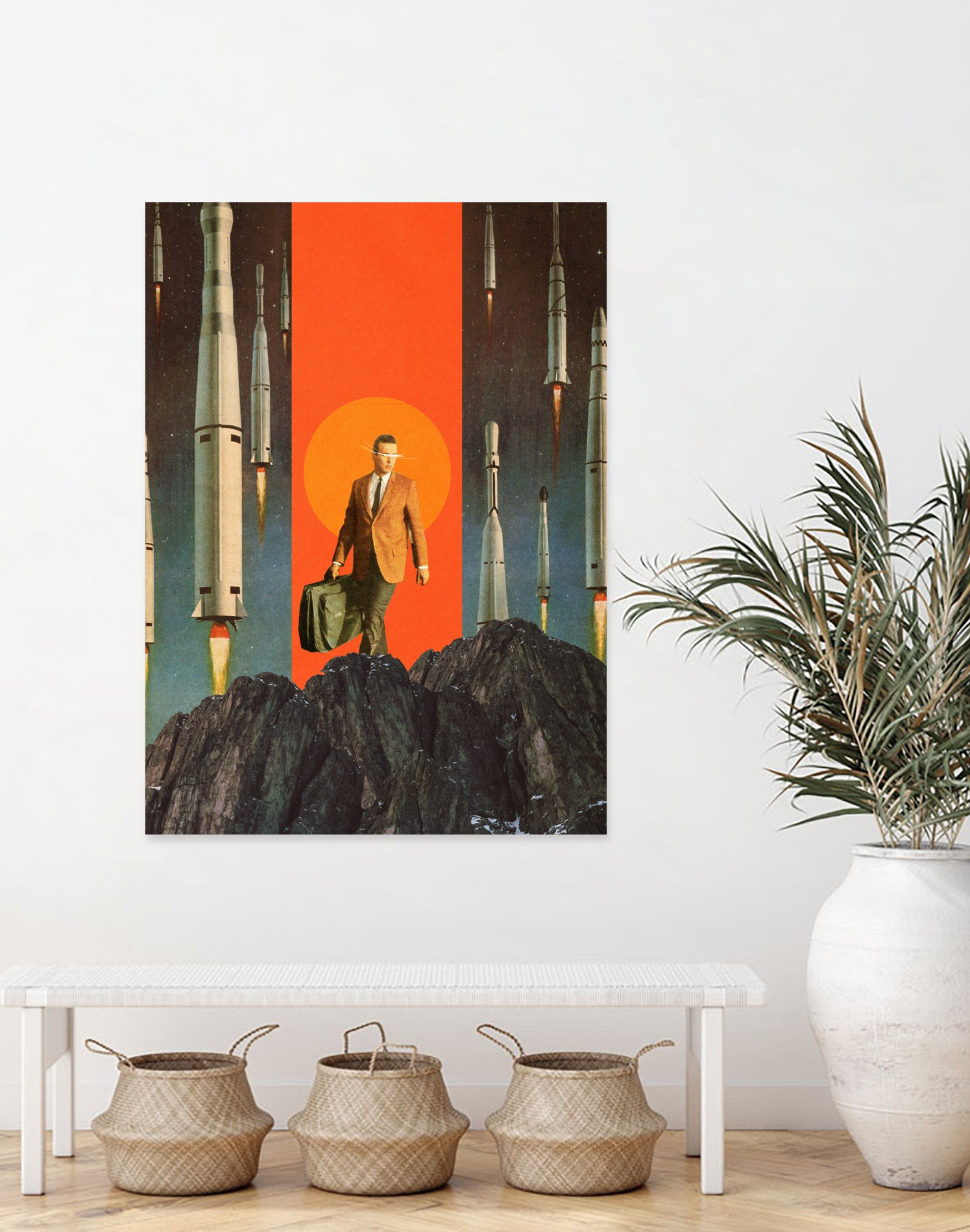 The Departure by Frank Moth on GIANT ART - red photo manipulation