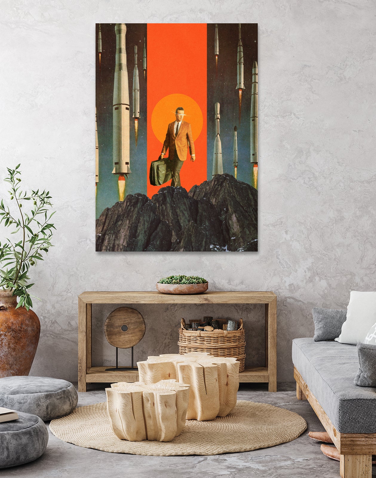 The Departure by Frank Moth on GIANT ART - red photo manipulation