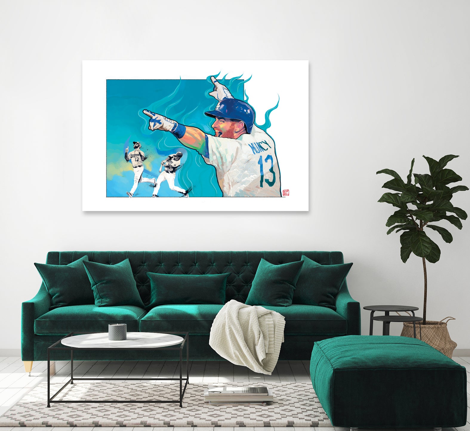 Muncy Power by Claudia Labarca on GIANT ART - blue digital painting