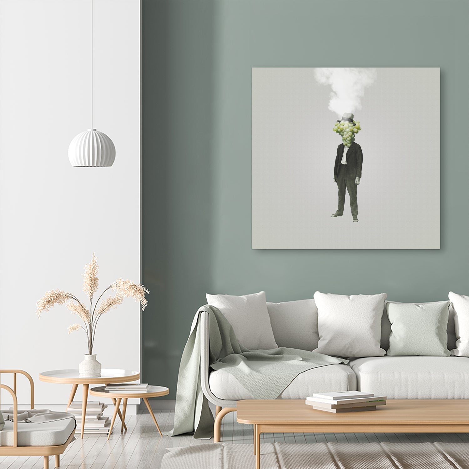 Grape Mugshot by Isa Valimaki on GIANT ART - green photo manipulation