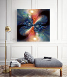 Infinity Machine 231 by Sean Mullin on GIANT ART - blue digital painting