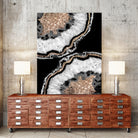 Yin Yang Agate Glitter Glam #8 #gem #decor #art by Anita & Bella Jantz on GIANT ART - black photo illustration