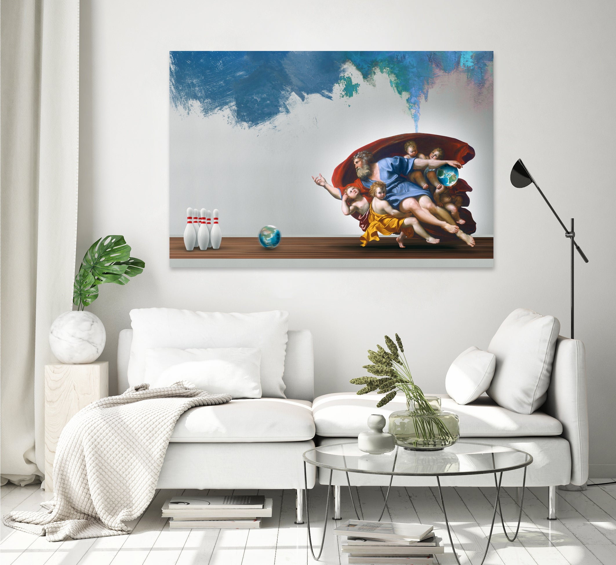 2020 by José Luis Guerrero on GIANT ART - blue photo manipulation