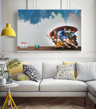 2020 by José Luis Guerrero on GIANT ART - blue photo manipulation