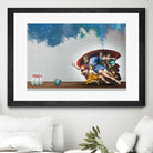 2020 by José Luis Guerrero on GIANT ART - blue photo manipulation