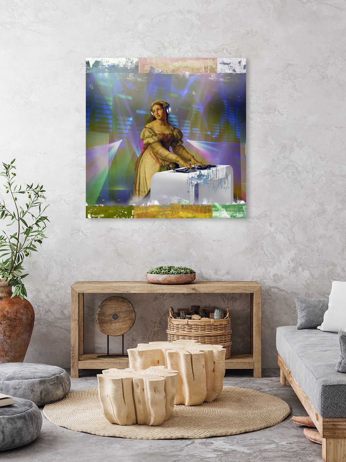 DJ by José Luis Guerrero on GIANT ART - yellow photo manipulation