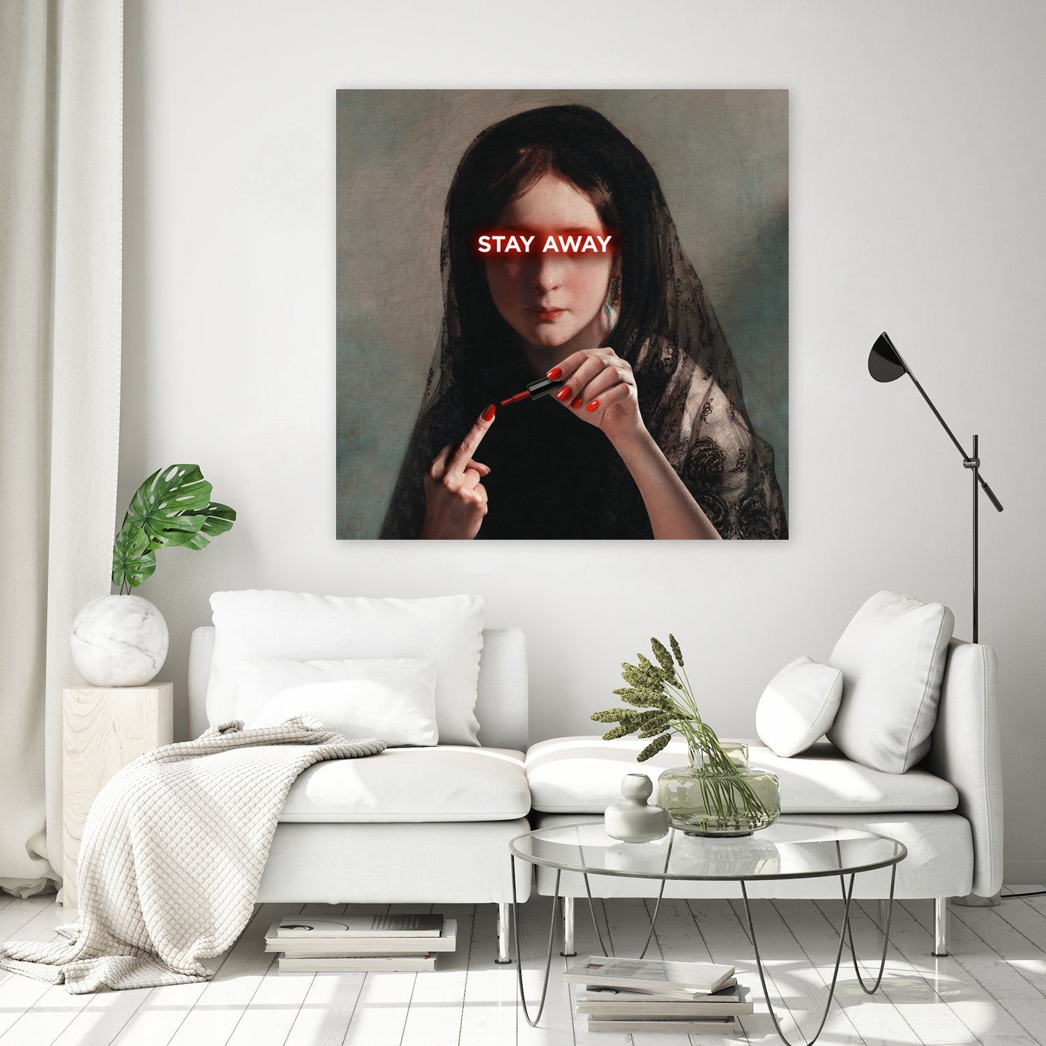 Stay Away by Mehmet Geren on GIANT ART - red photo manipulation