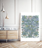 Floral delight by anne corr on GIANT ART - blue digital painting