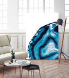 Blue Agate #3 (Part 2) #gem #decor #art by Anita & Bella Jantz on GIANT ART - blue photo illustration