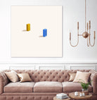 Six feet apart by Jason Ratliff on GIANT ART - yellow digital painting