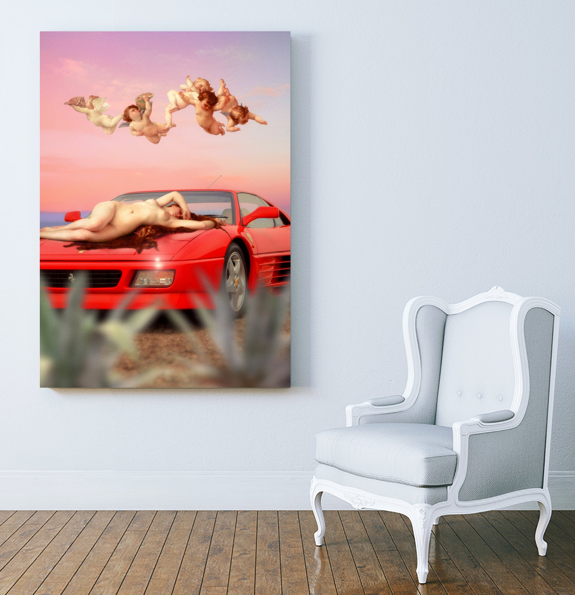 VENUS REBORN by Jonas Loose on GIANT ART - red photo manipulation