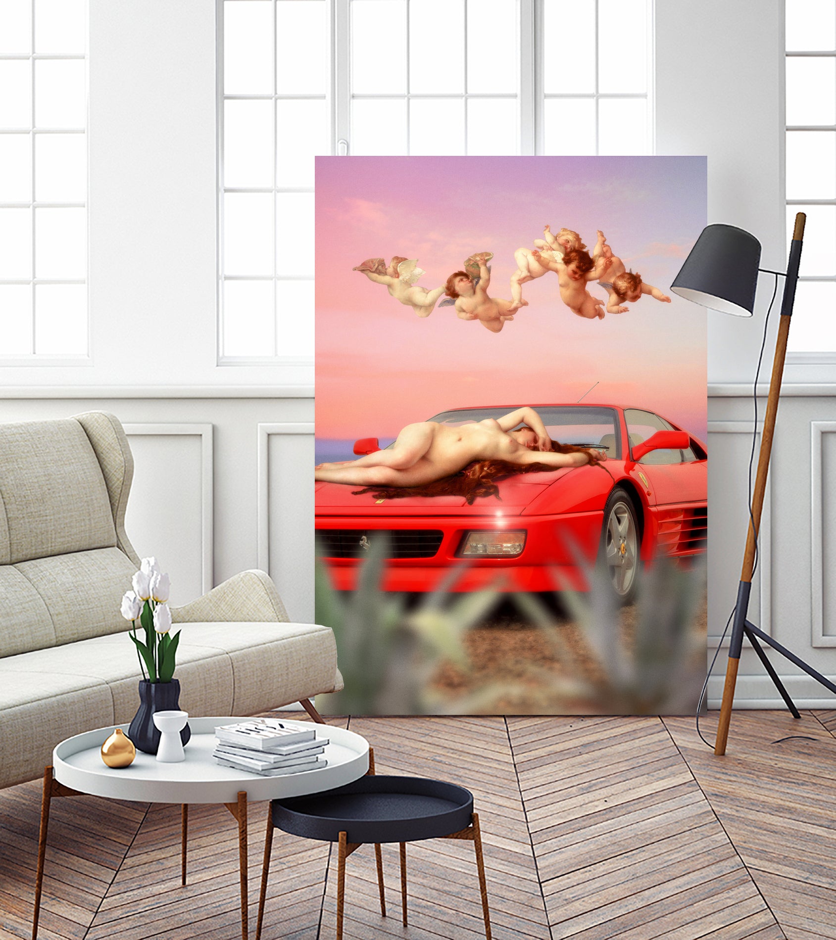 VENUS REBORN by Jonas Loose on GIANT ART - red photo manipulation