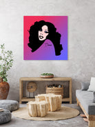 Donna Summer | Pop Art by William Cuccio on GIANT ART - fuchsia digital painting