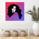 Donna Summer | Pop Art by William Cuccio on GIANT ART - fuchsia digital painting