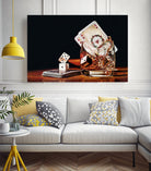 After Hours III by João Bello on GIANT ART - orange mixed media