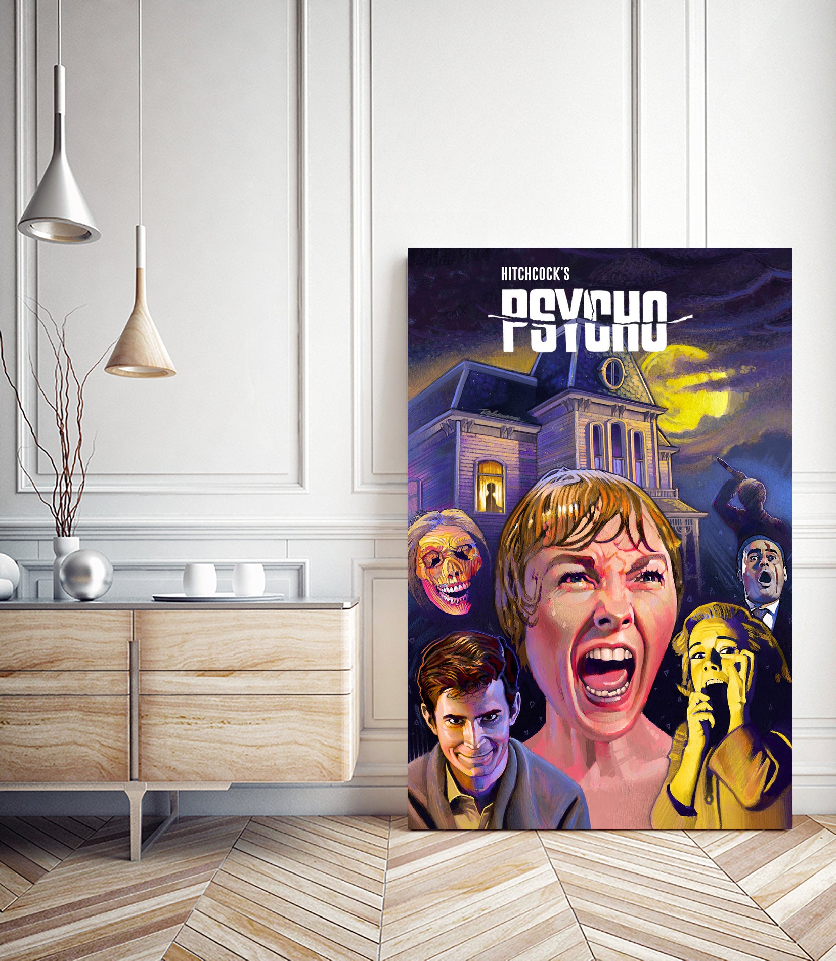 Psycho by Dave Robinson on GIANT ART - fuchsia digital painting