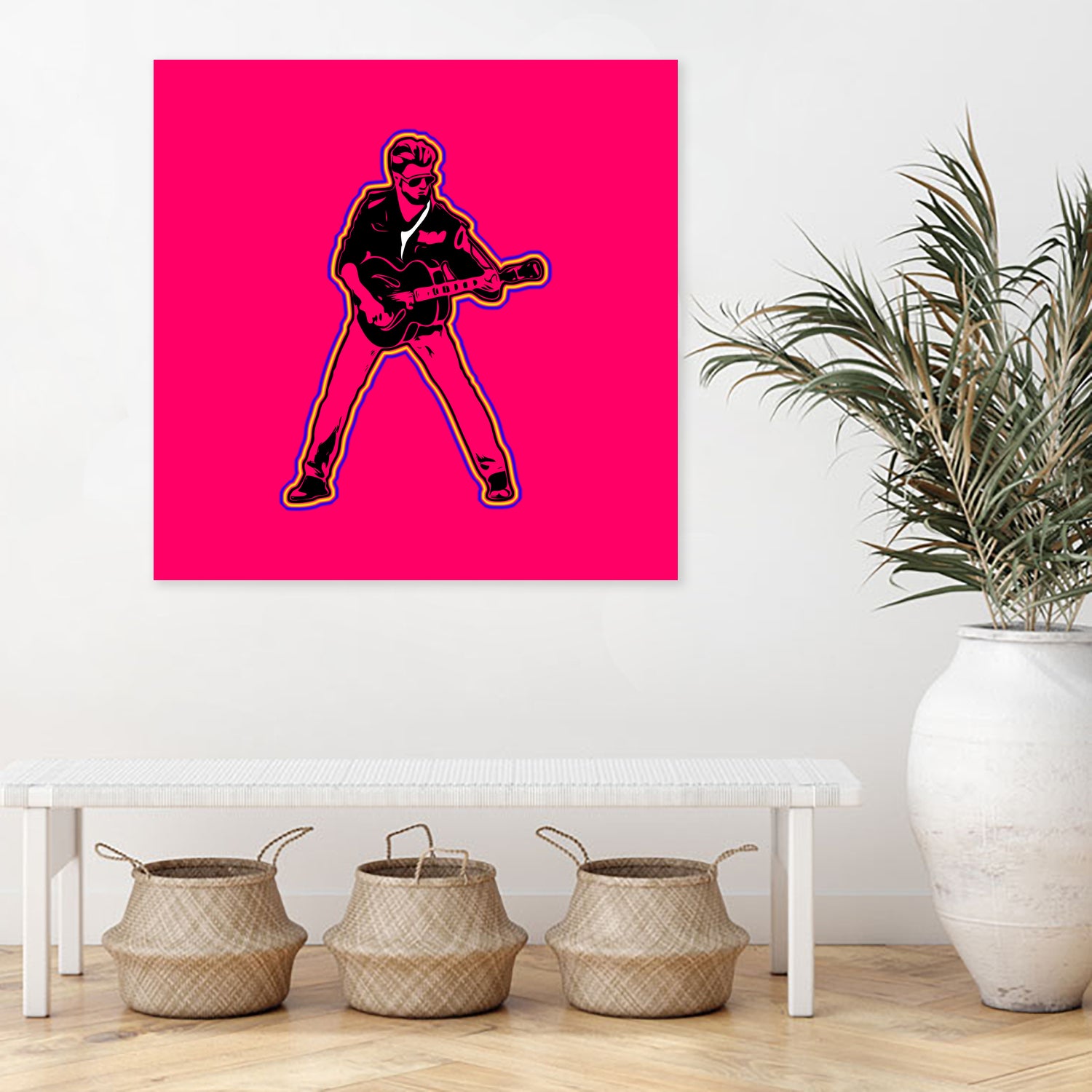 George Michael | Pop Art by William Cuccio on GIANT ART - pink digital painting