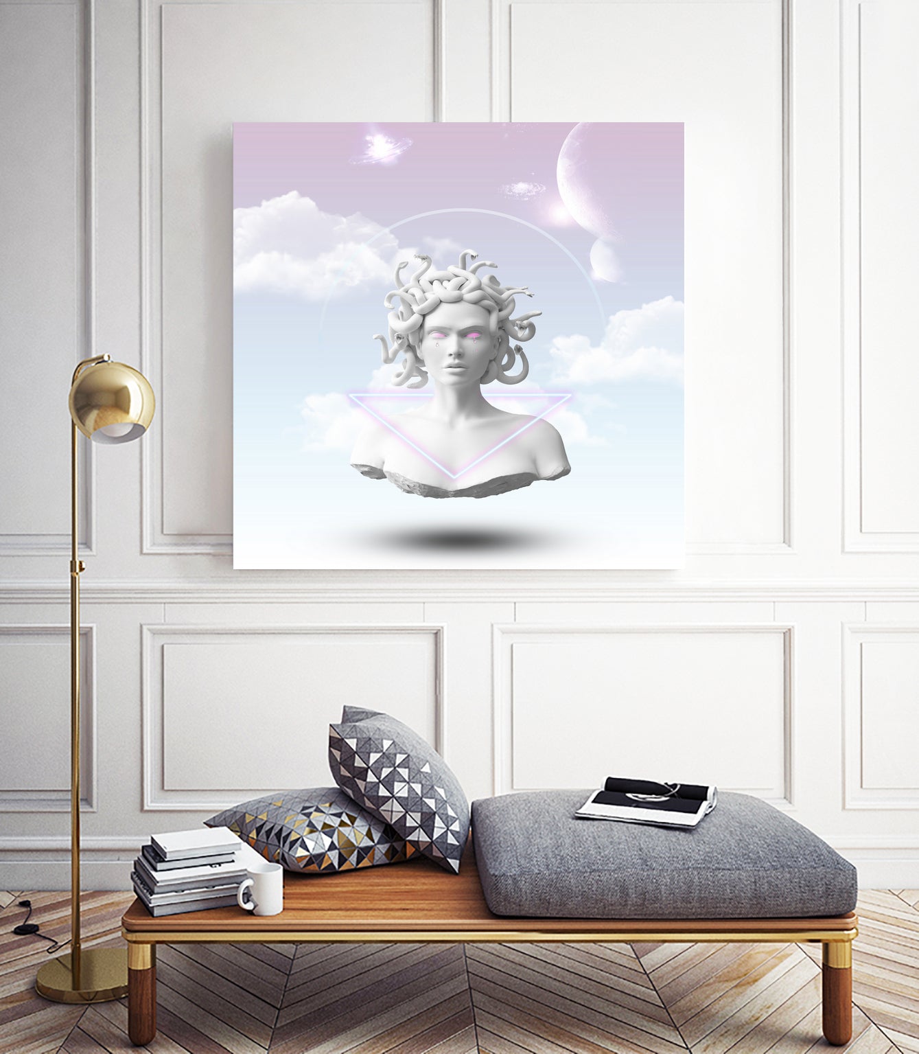 medusa by Caterina Lo Cicero on GIANT ART - white digital painting
