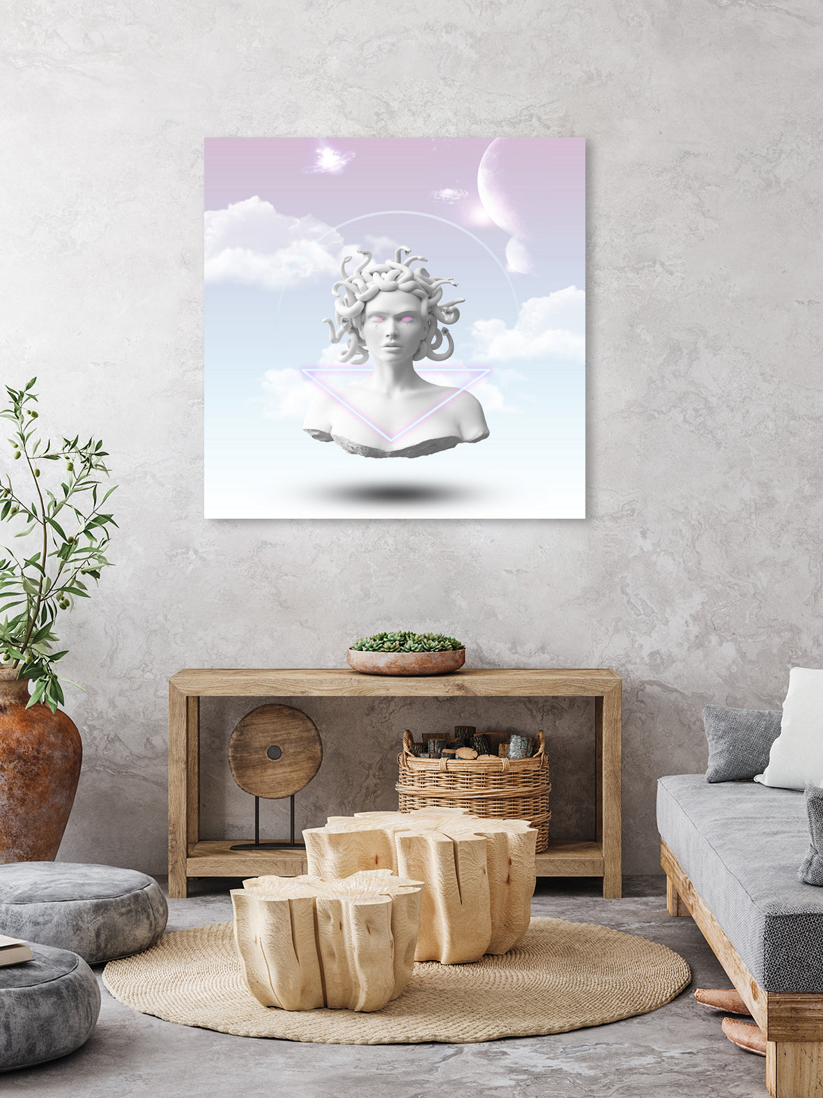 medusa by Caterina Lo Cicero on GIANT ART - white digital painting