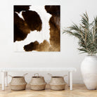 Beautiful Highland Cow Cowhide by Neli Dimitrova on GIANT ART - brown photo manipulation