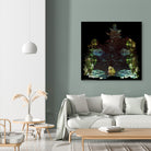 Black River by Linda Luttinger on GIANT ART - green digital painting