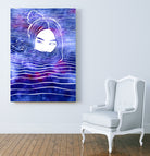 Nereid LXIX by Stevyn Llewellyn on GIANT ART - blue digital painting