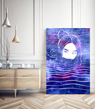 Nereid LXIX by Stevyn Llewellyn on GIANT ART - blue digital painting