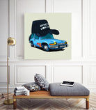 rideOrama wayne´s World by Camilo Suarez on GIANT ART - blue digital painting