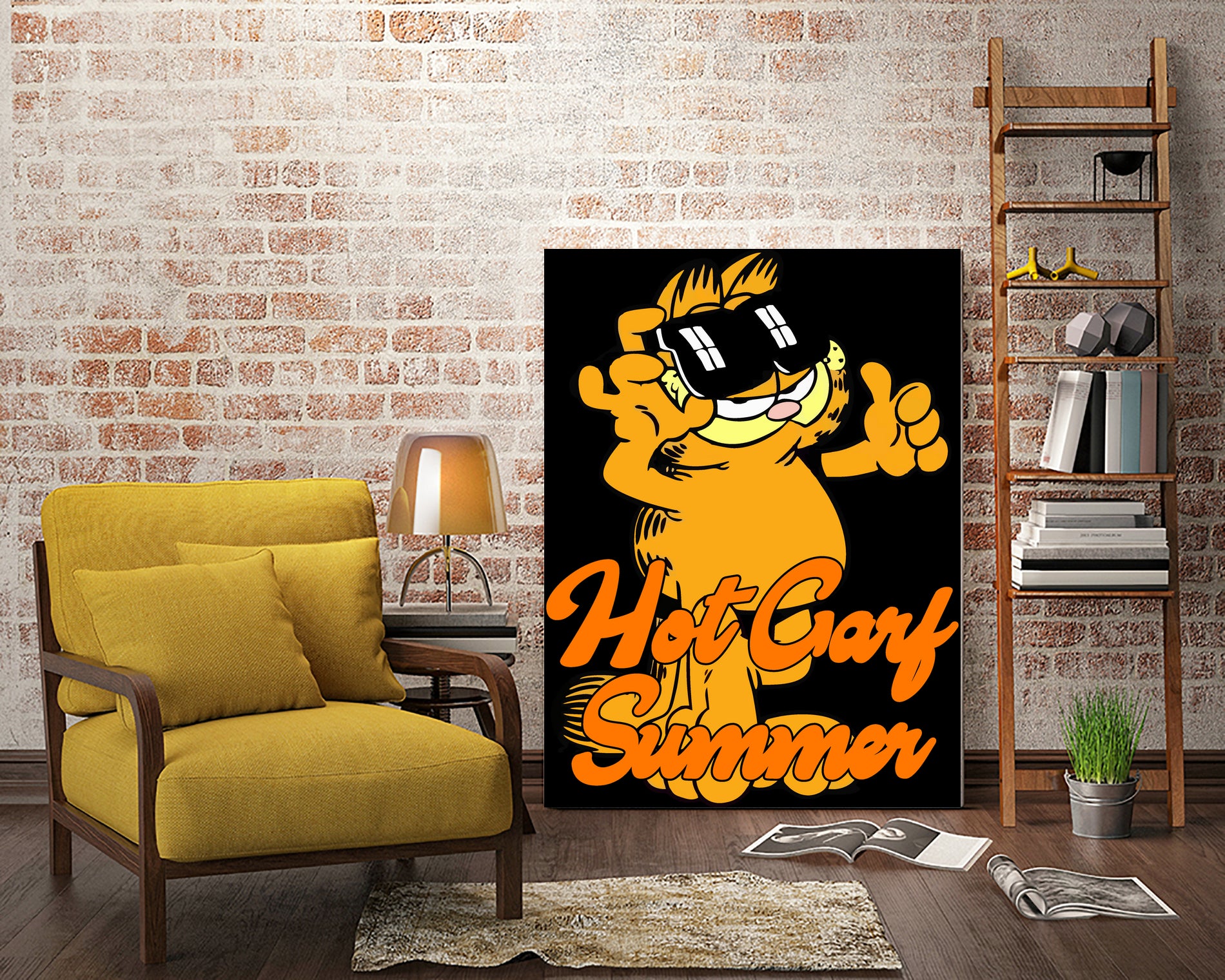 HOT GARF SUMMER by Denai Islam Sabanayo on GIANT ART - white vector illustration