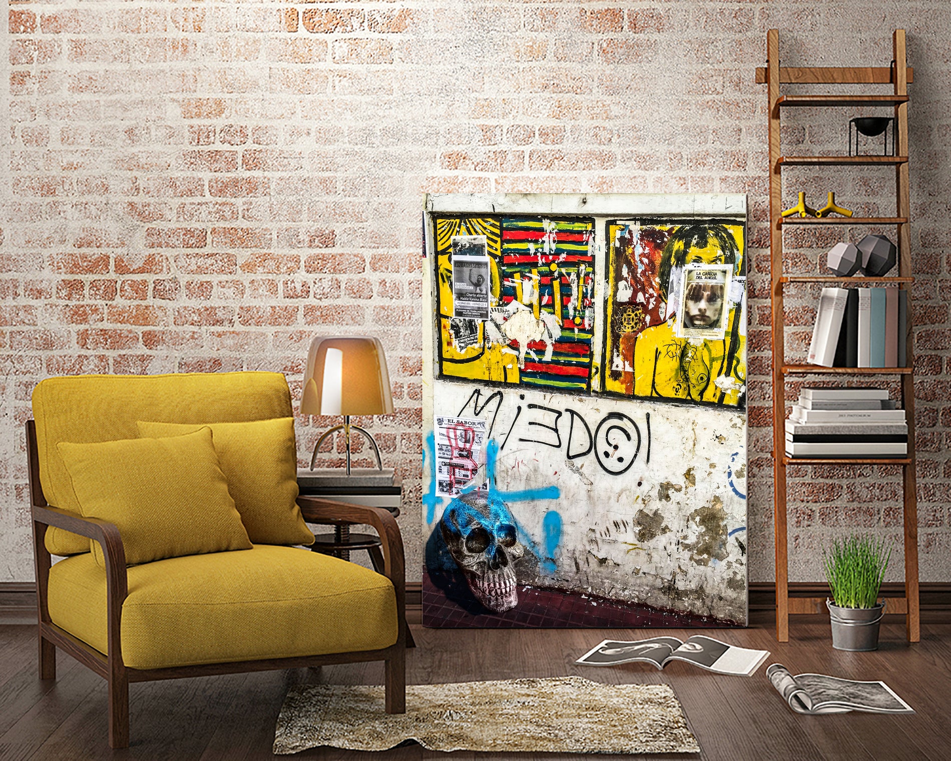 Paura by TULIO ALMEIDA on GIANT ART - yellow photo manipulation